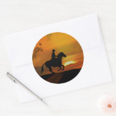 Stickers Western Cowboy et Sunset Country (Enveloppe)