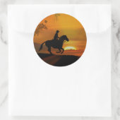 Stickers Western Cowboy et Sunset Country (Sac)