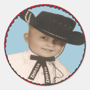 Stickers Western Rodeo Cowboy Go Texan