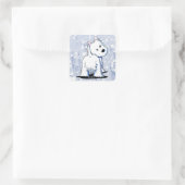 Stickers Westie Fluffybutt (Sac)