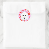 Stickers Westie Hearts (Sac)