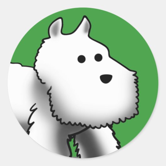 Stickers Westie Small (Devant)