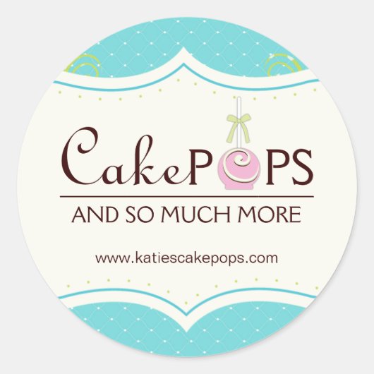 Stickers Whimsical Cake Pop (Devant)