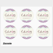 Stickers Whimsical Cake Pop (Feuille)