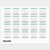 Stickers Whimsical Chevron et Dots (Feuille)