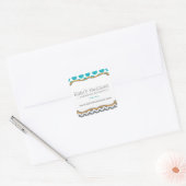 Stickers Whimsical Chevron et Dots (Enveloppe)