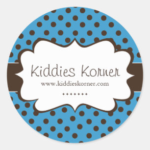 Stickers Whimsical et mignon Polk a Dot