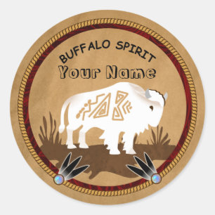Stickers White Buffalo Spirit