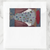 Stickers White Christmas Tree (Sac)