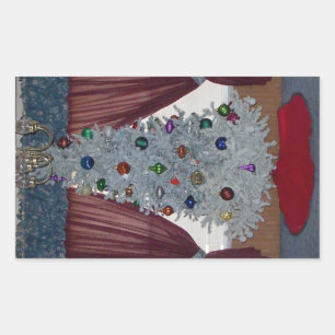 Stickers White Christmas Tree