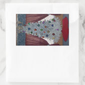 Stickers White Christmas Tree (Sac)
