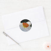 Stickers White Orange Narcisse (Enveloppe)
