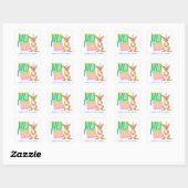 Stickers Wild & Three Kangaroo 3ème anniversaire F (Feuille)