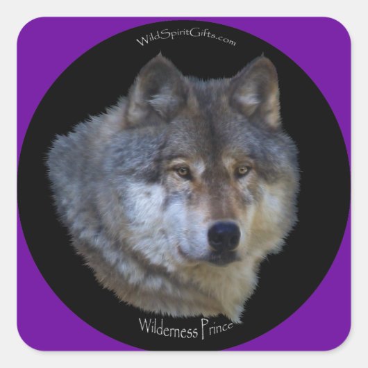 Stickers WILY GRAY WOLF (Devant)