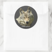 Stickers WILY GRAY WOLF Wildlife (Sac)