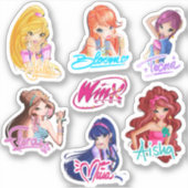 Stickers Winx Club Girls (Devant)