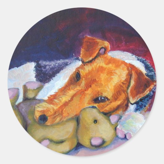 Stickers Wire Fox Terrier (Devant)