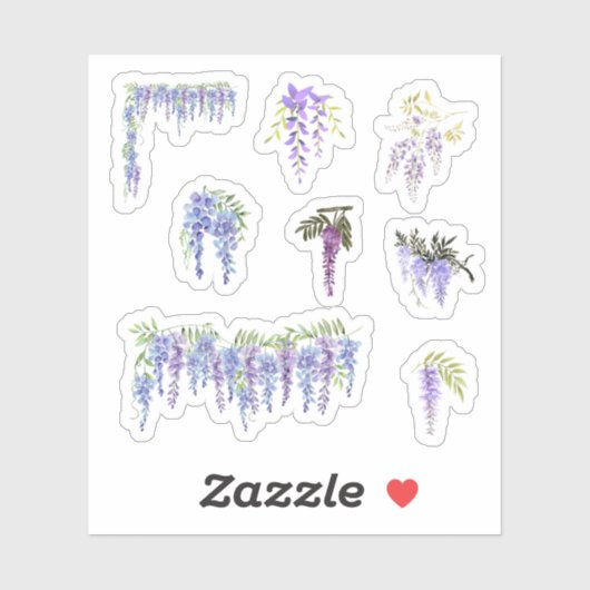 Stickers Wisteria (Feuille)