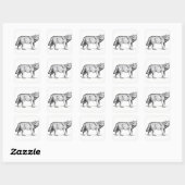 Stickers Wolf (Feuille)