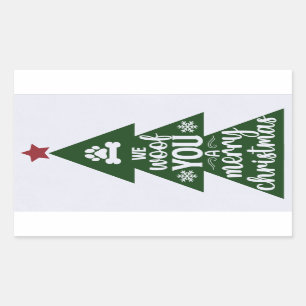 Stickers Woof Joyeux Noël