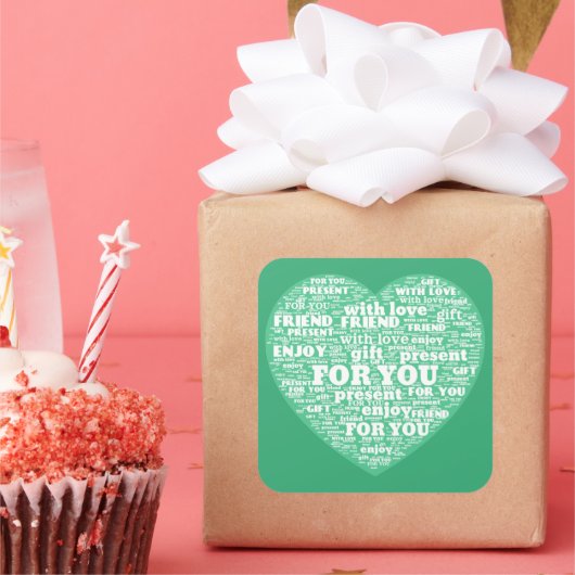 Stickers Word Cloud (Fête)