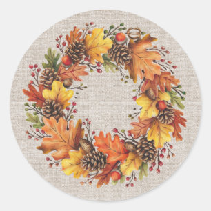 Stickers Wreath Fall