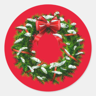 Stickers Wreath Holiday