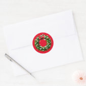 Stickers Wreath Holiday (Enveloppe)