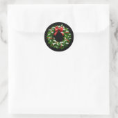 Stickers Wreath Holiday (Sac)