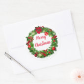 Stickers Wreath Holiday (Enveloppe)