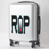 Stickers X-Large 14" x 14" en vinyle découpé sur m (Sur valise)