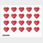 Stickers XOXO Love And Kisses Saint Valentin (Feuille)