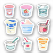 Stickers yaourt (Devant)
