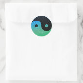 Stickers Yin Yang Bleu Et Vert Glitz (Sac)