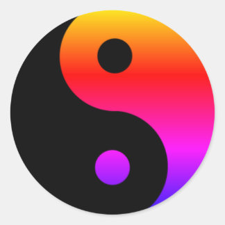 Stickers Yin Yang Personnalisés