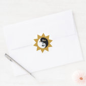 Stickers Ying Yang Sun (Enveloppe)