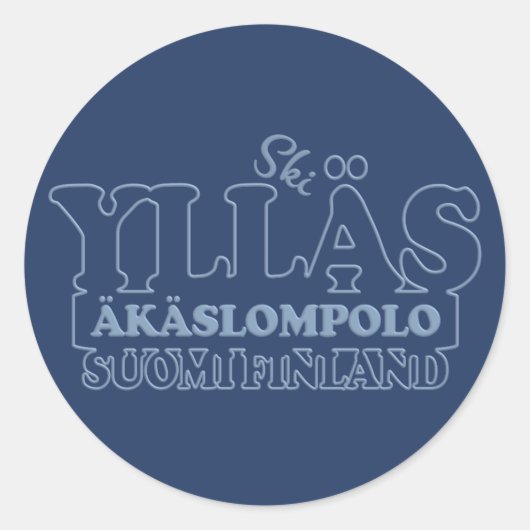 stickers YLLÄS FINLAND (Devant)