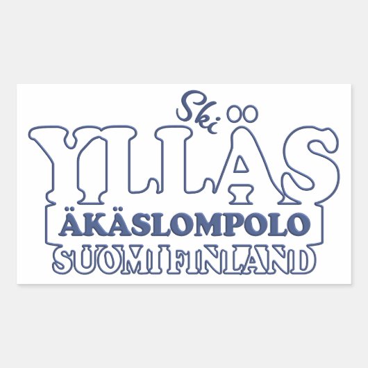 stickers YLLÄS FINLAND (Devant)