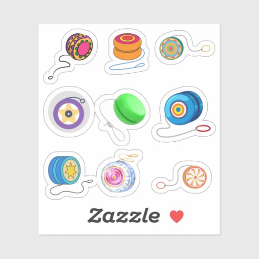 Stickers Yo Yo (Feuille)