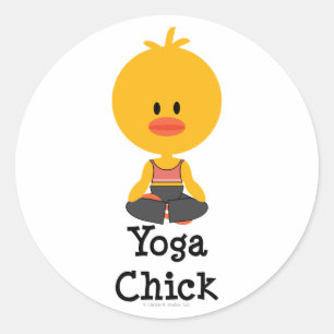 Stickers Yoga Chick