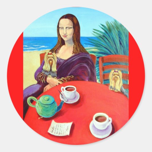 Stickers Yorkshire Terrier (Devant)