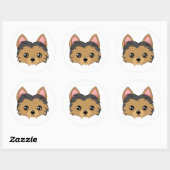 Stickers Yorkshire Terrier (Feuille)