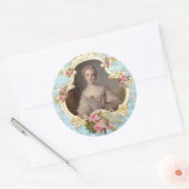 Stickers Young Marie Antoinette n Roses roses rose (Enveloppe)