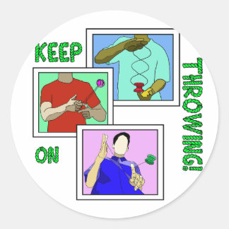 Stickers Yoyo Classic Round