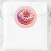 Stickers Yummy Pink Donut avec arrosage (Sac)