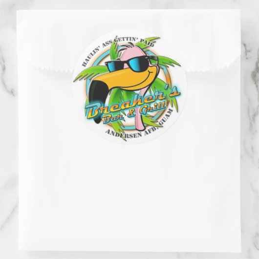 Stickers Zap de Breaker (6) (Sac)