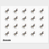Stickers Zebra (Feuille)