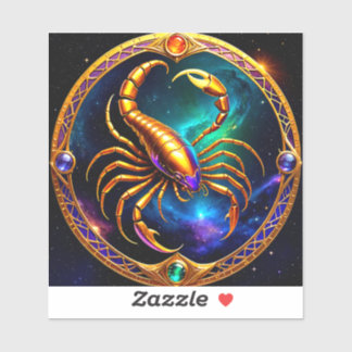 Stickers Zodiac Scorpio, Zodiaque Céleste