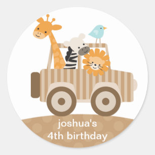 Stickers Zoo Safari