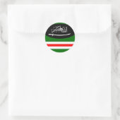 Sticket Chechny Flag Ronde Sticker (Tas)